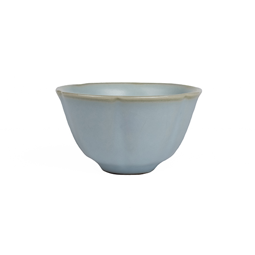 汝窯小葵口杯 