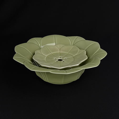 湖綠814AB蓮花盤組