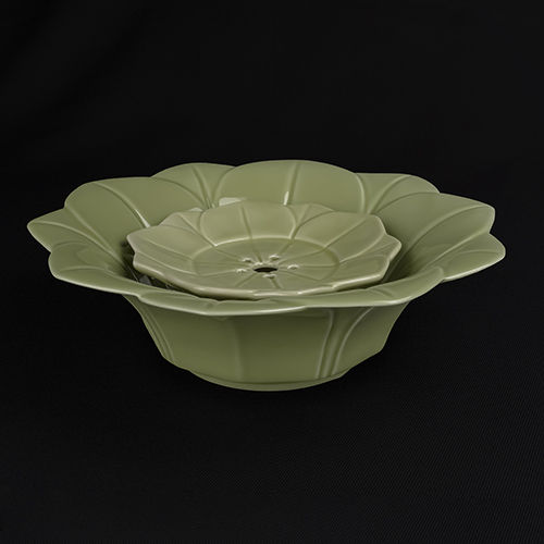 湖綠814AB蓮花盤組