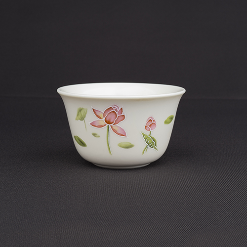 定窯S170飲杯- 彩荷 