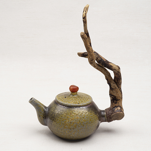 顏綉錦-柴燒茶壺