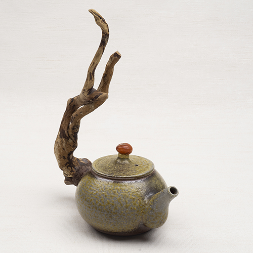 顏綉錦-柴燒茶壺