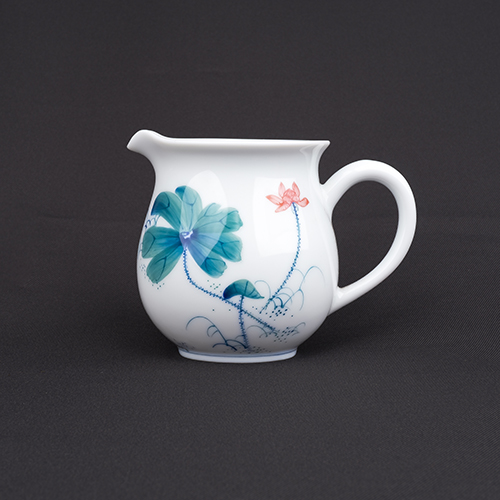 手繪青花-R80茶海［彩荷］