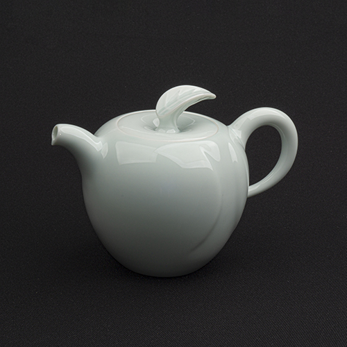 青白蘋果茶壺