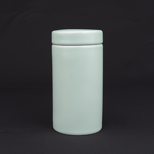 無光藍R100茶葉罐
