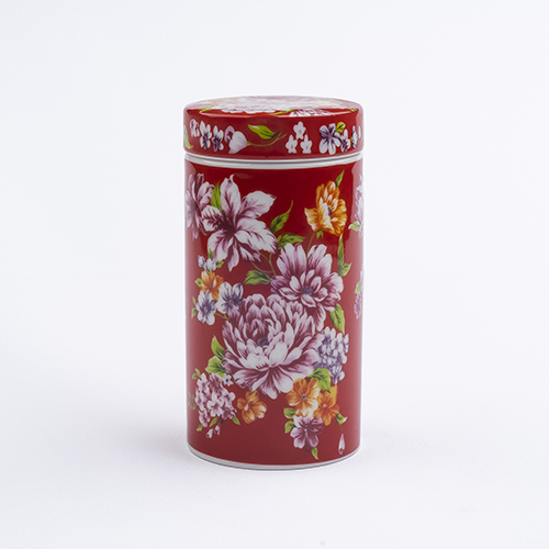台灣紅R100茶葉罐［紅色］