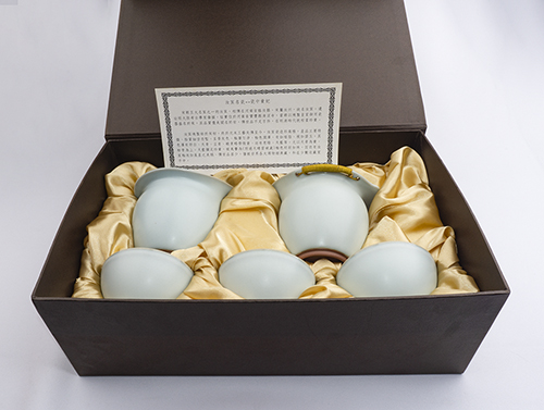 汝窯C93C94C90x3 一壺一海三杯組  [250cc]