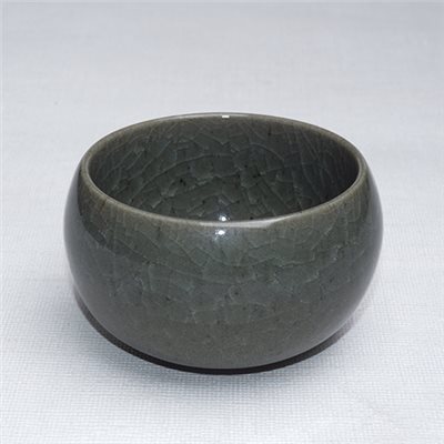 翡翠青瓷石頭杯  