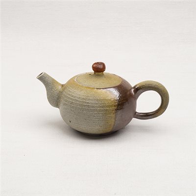 顏綉錦-柴燒茶壺