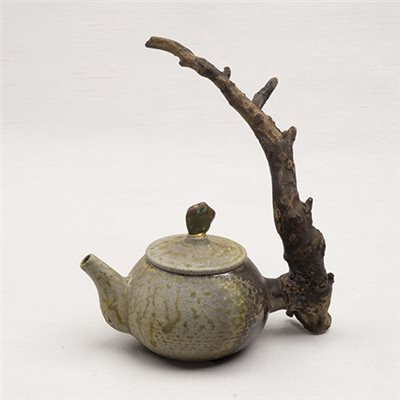 顏綉錦-柴燒茶壺