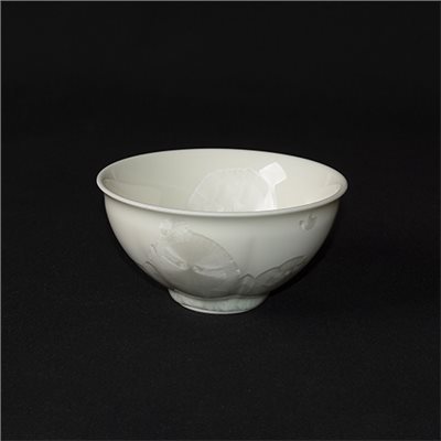 結晶花瓣杯(白)