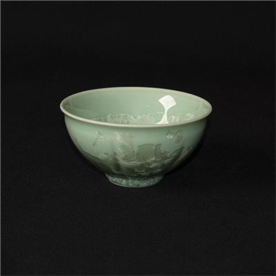 結晶花瓣杯(綠)