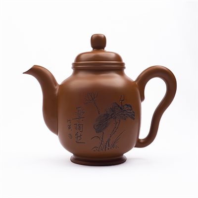 特大高昇壺［荷花］