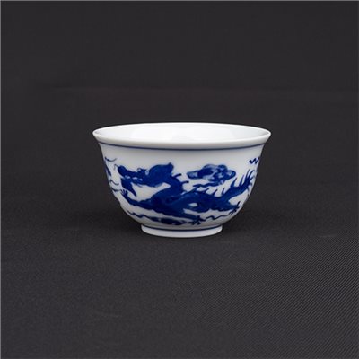 手繪青花-S106 L 飲杯［雲龍］