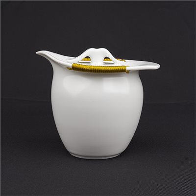 無光白C93茶壺［綁線］