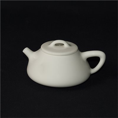牙白A124石瓢壺