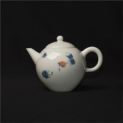 牙白覆盆子R71小明月壺